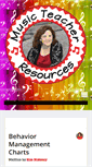 Mobile Screenshot of music-teacher-resources.com